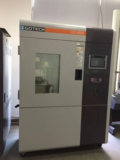 Ozone aging test chamber