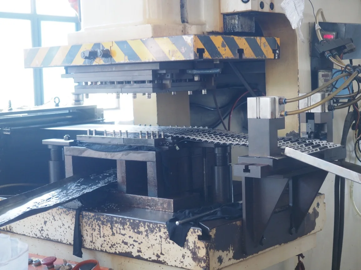 Wiper blade metal stamping process