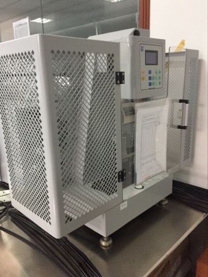 Rubber impact tester