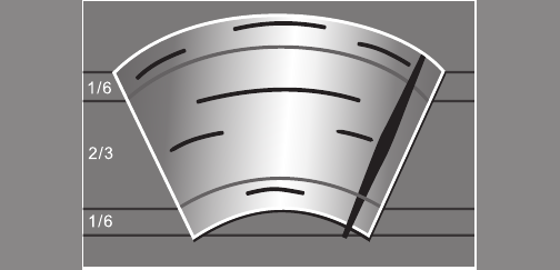 Multiple streaks wiping pattern from the supplied PDF inspection guide