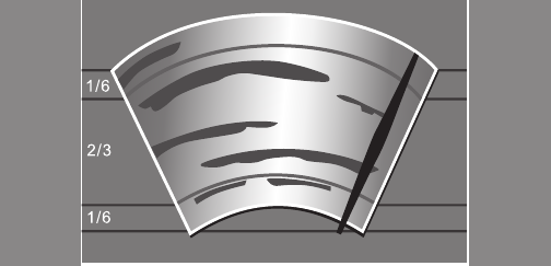 Smearing and haze wiping pattern from the supplied PDF inspection guide
